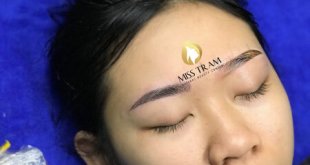 Before And After Using 9D 11 . Thread Brow Sculpting Technology