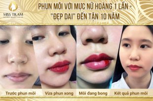 Before And After Spraying Queen Lips For Fresh Lips 38