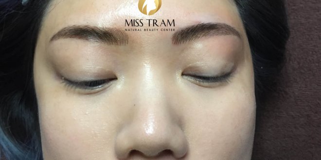 Before And After Correcting Damaged Eyebrows And Sculpting 9D Eyebrows 5