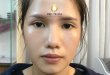 Before and After Treatment of Old Eyebrows - Sculpture with Fibers and Powders 26