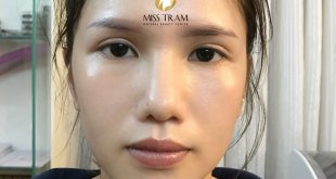Before and After Treatment of Old Eyebrows - Sculpture with Fibers and Powders 39