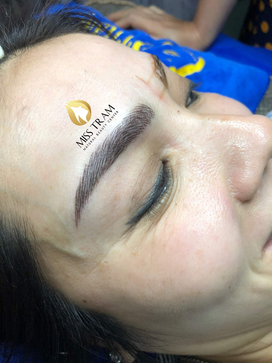 Before And After Sculpting 9D Threaded Eyebrows - Actual Image of Old Eyebrow Treatment 11