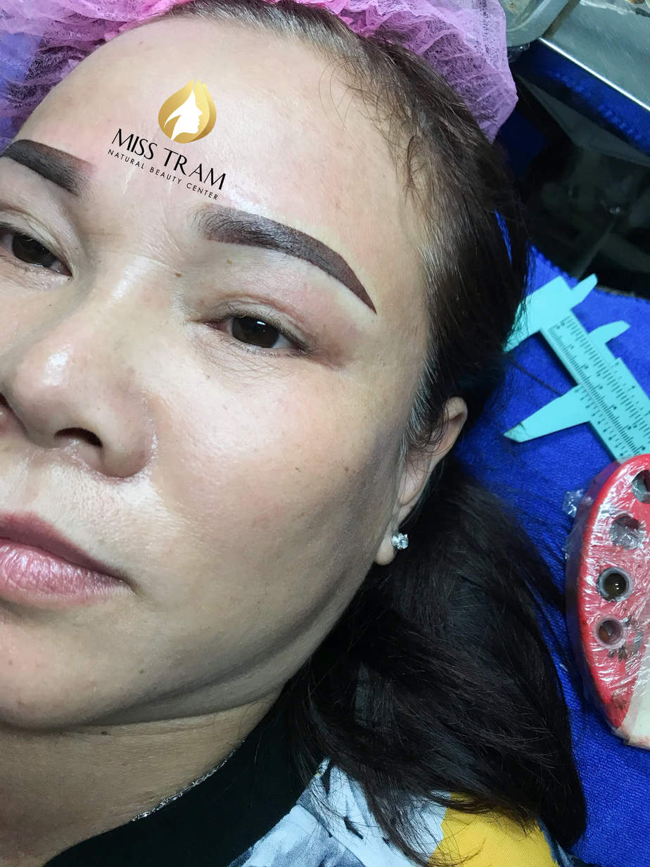 Before And After The Results Of Super Smooth Powder Eyebrow Spray For Women 7