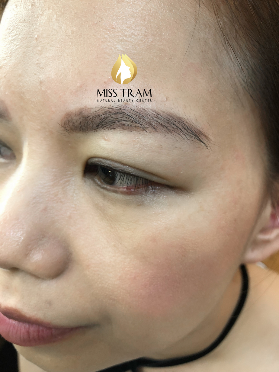 Before And After Treating Old Eyebrows Blooming - Sculpting Eyebrows with Yarn 9