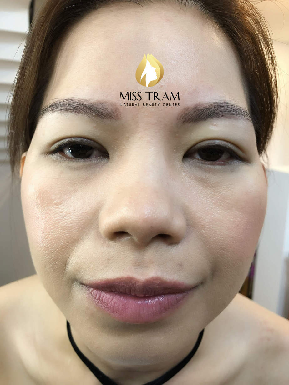Before And After Treating Old Eyebrows Blooming - Sculpting Eyebrows with Yarn 7