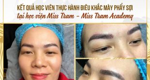 Kết Quả Học Viên Tại Miss Tram Academy - Phun Mày Ombre 13