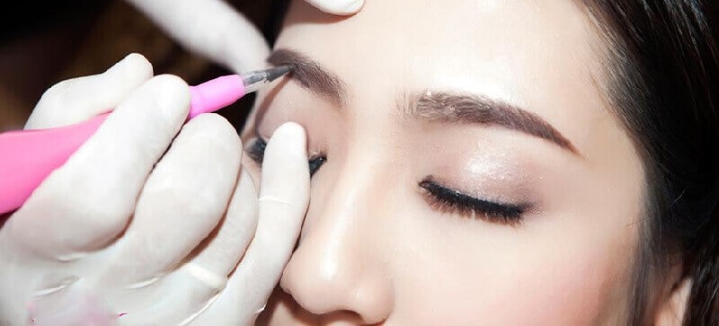 Treatment of eyebrow spray is difficult to eat color