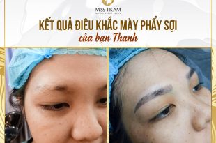 Before And After Eyebrow Sculpting with Yarn for Standard Eyebrow Shaping 27