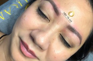 Before And After Beautifying Eyebrows With Queen Eyebrow Sculpture 17