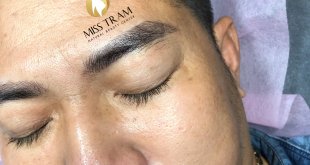 Before And After Correction of Eyebrows Sculpting Errors - 9D Thread Sculpting 1