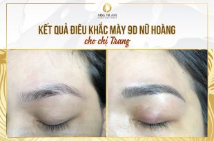 Before And After Sculpting 9D Eyebrows With Queen Ink 100% Extracted From Natural Herbs 62