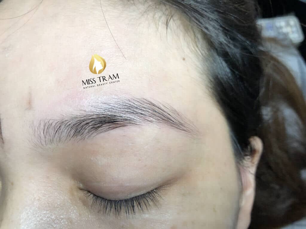 Before And After Sculpting 9D Eyebrows With Queen Ink 100% Extracted From Natural Herbs 5
