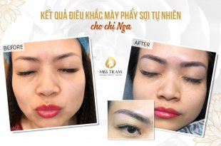 Before And After Beautifying Eyebrows With Eyebrow Sculpting Method 49