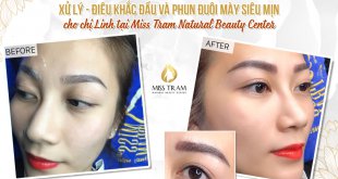 Before And After Eyebrow Spray - Sculpting Head And Spraying Eyebrows 16