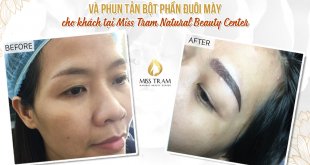 Before And After Results Of Old Eyebrow Treatment Combined With Head Sculpting And Tail Powder Spraying 22