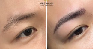 Before And After The Queen's Eyebrow Sculpting Results At Spa 11