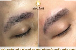 Before And After Eyebrow Sculpting Using Natural Herbal Ink 55