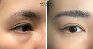 Before And After Posing - Sculpting Beautiful Queen's Eyebrows 14