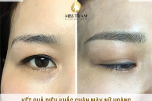 Before And After The Results Of Beautiful Queen Eyebrow Sculpting Technology 15