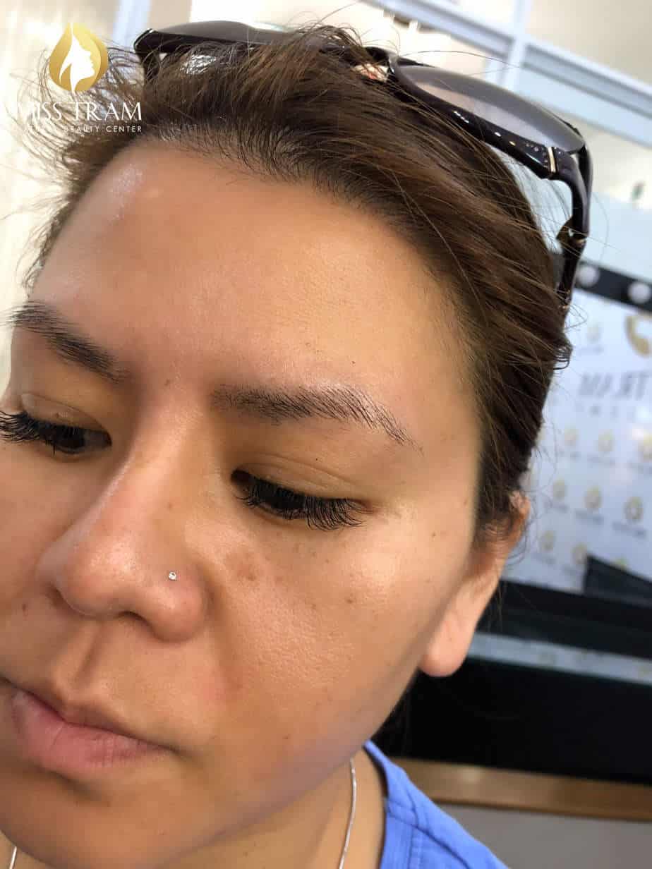 Before And After European Shape Eyebrow Sculpting at Spa 6
