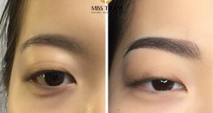 Before And After The Treatment And Sculpting Of Old Eyebrows 6