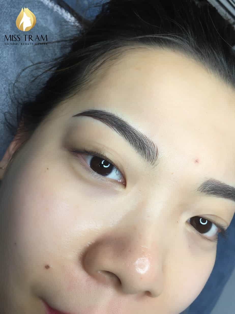 Before And After The Treatment And Sculpting Of Old Eyebrows 10