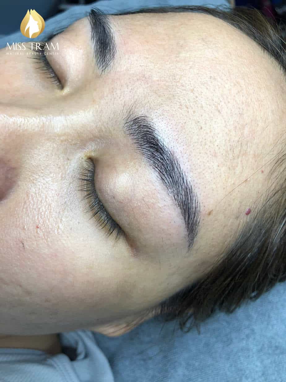 Before And After Sculpting the Queen's Eyebrows Overcoming Small Head 9