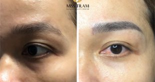Before And After Sculpting Queen's Eyebrows For Beautiful Eyebrow Shape 1
