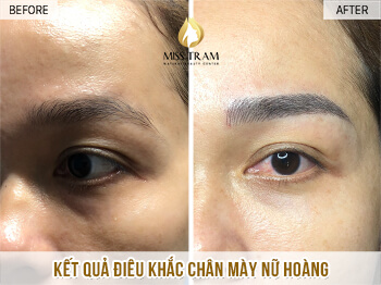 Before And After Sculpting Queen's Eyebrows For Beautiful Eyebrow Shape 6