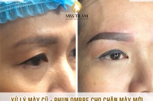 Before And After Treating Old Eyebrows - Spray Ombre New Eyebrows 25