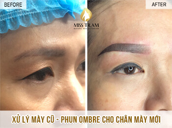 Before And After Treating Old Eyebrows - Spray Ombre New Eyebrows 5