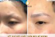 Before And After Finishing The Queen's Eyebrow Sculpting Process 9