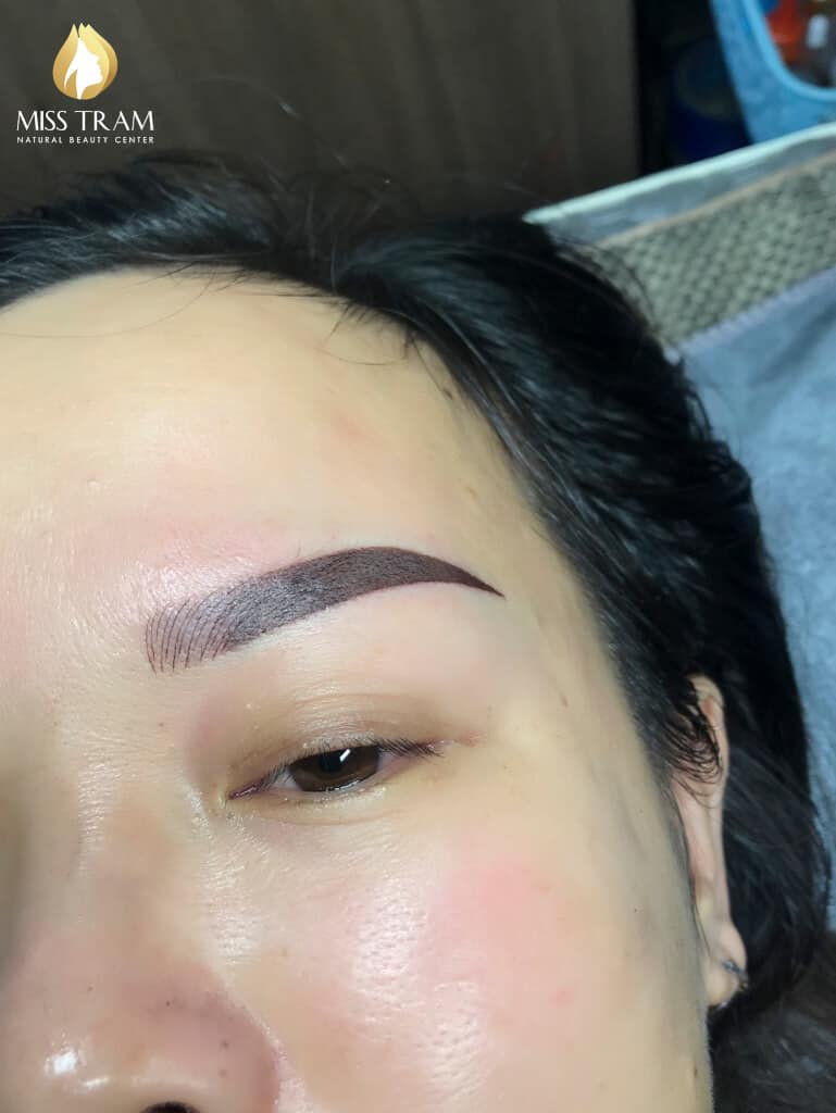 Before And After Fixing Old Eyebrows - Sculpting And Spraying Ombre Beautiful Eyebrows 9