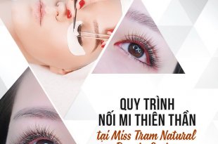 How is the Angel Eyelash Extension Process at Miss Tram Natural Beauty Center 1