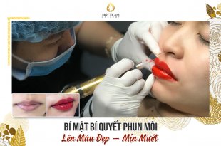 The Secret of Spraying Lips on Beautiful Color - Smooth 6