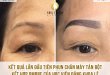 Student Dang Khoa Le first sample of Tan Powder and Ombre eyebrow spray