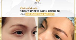 How to Correct Oxidized Eyebrows Blue & Red 9