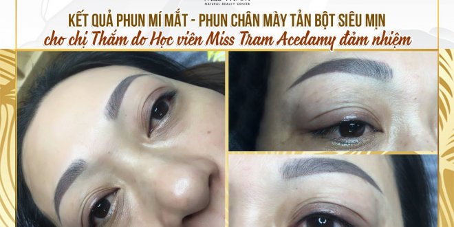 Kết Quả Phun Mí Mắt - Phun Mày Tản Bột Siêu Mịn Cho Nữ 5