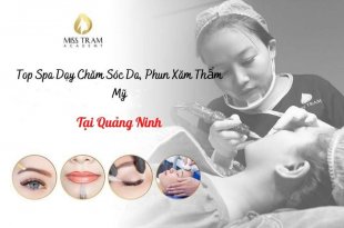 Top Spas Teaching Skin Care, Cosmetic Tattooing In Quang Ninh