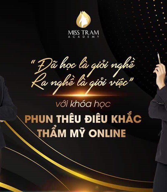 Khóa học nghề phun xăm thẩm mỹ online