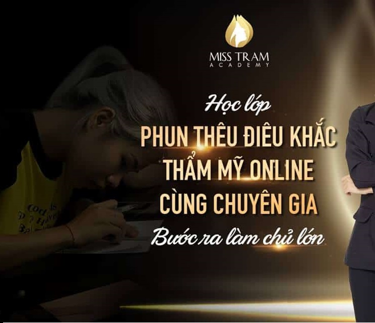 khóa học nghề phun xăm thẩm mỹ online