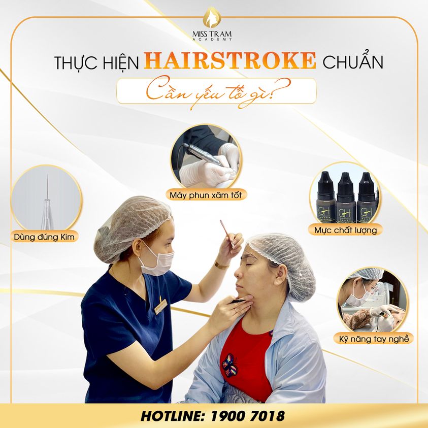 Đào Tạo Phun Xăm, Thêu, Điêu Khắc, Hairstroke Chân Mày Theo Yêu Cầu