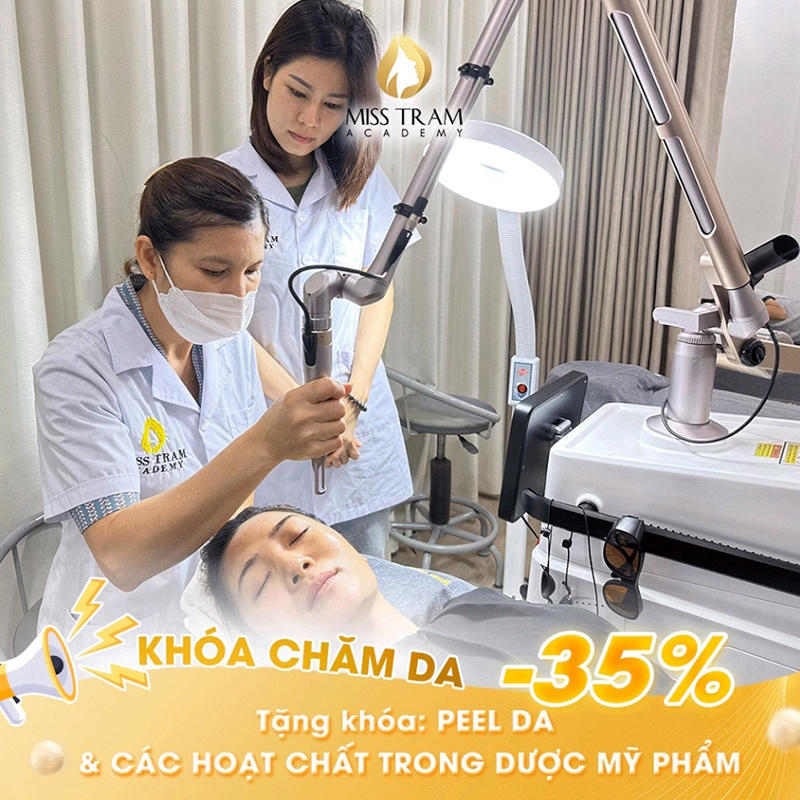 Học bổng khóa chăm da lên đến 35%.