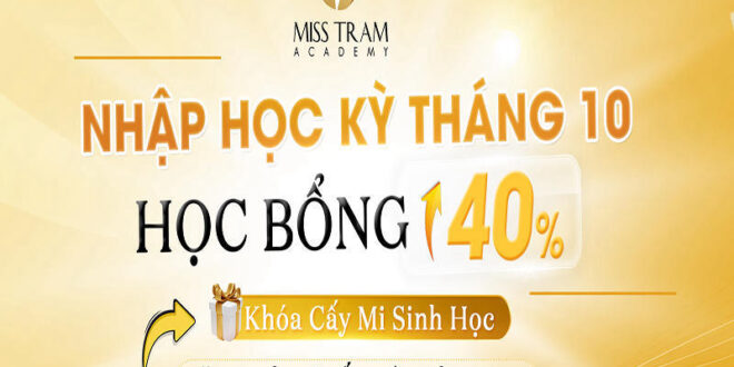 Mở Lớp Tháng 10: Học Bổng Hấp Dẫn Đến 40%