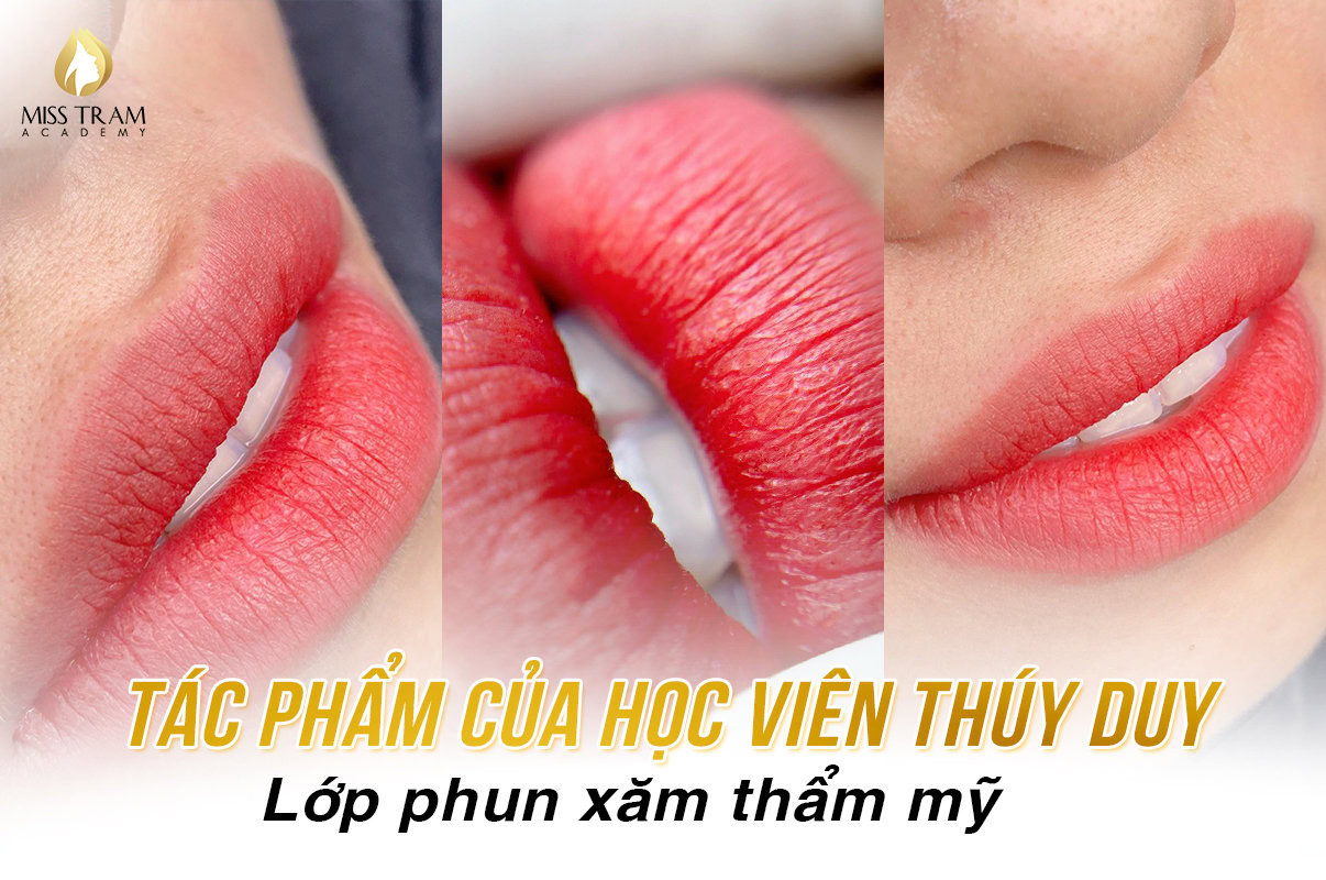 Bí Quyết Để Môi Sau Phun Lên Màu Bóng Mướt - Chia Sẻ Từ Miss Tram Academy 6