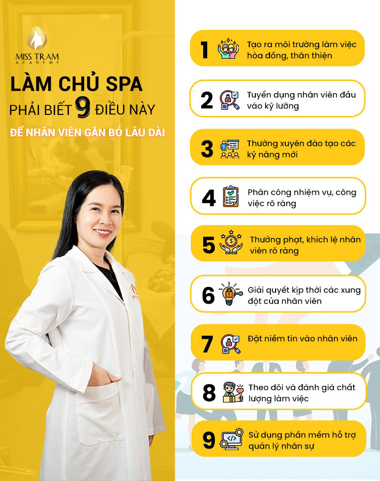 Quản Lý Spa Hiệu Quả: 9 Điều Mà Mỗi Chủ Spa Phải Biết Từ MISS TRAM ACADEMY 4