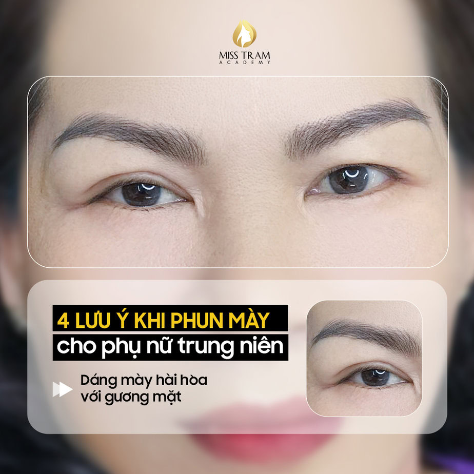 4 Lưu ý quan trọng khi phun mày cho khách hàng trung niên 5