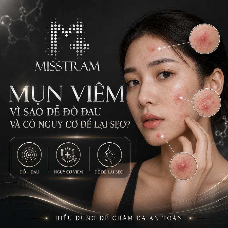 Mụn Viêm: Vì Sao Dễ Đỏ Đau Và Có Nguy Cơ Để Lại Sẹo? 3