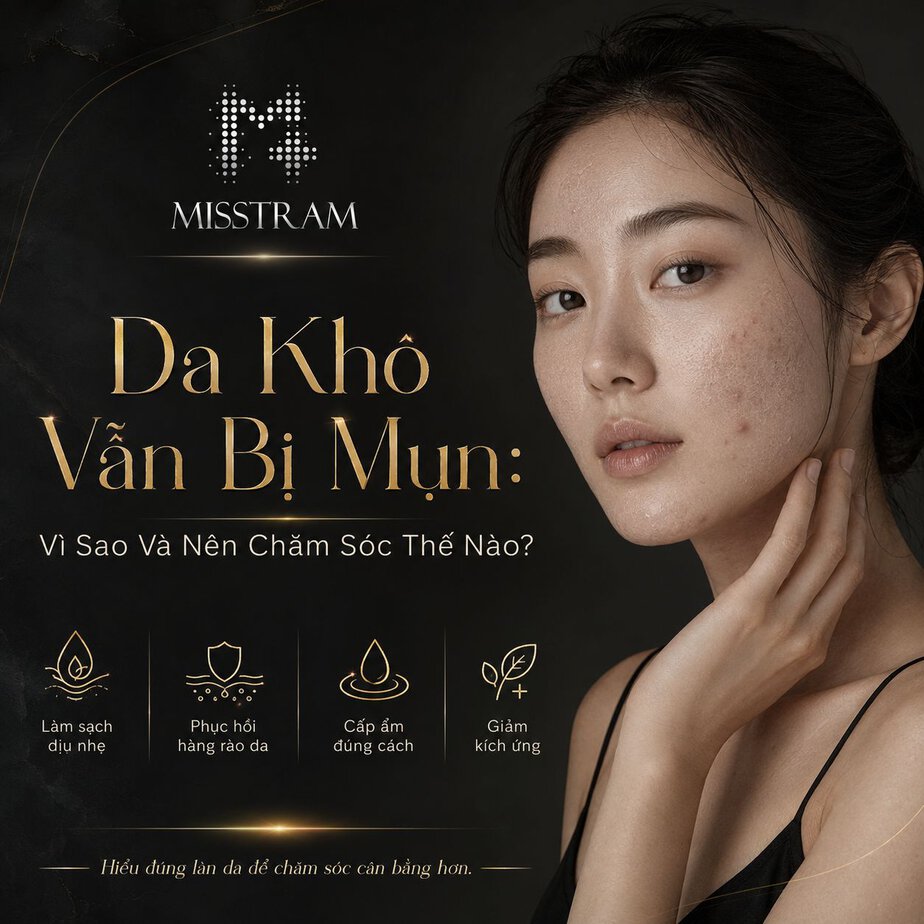 Da Khô Bị Mụn: Vì Sao Và Nên Chăm Sóc Thế Nào? 3 Da Khô Bị Mụn: Vì Sao Và Nên Chăm Sóc Thế Nào? 3