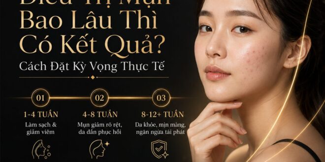 Điều Trị Mụn Bao Lâu Thì Có Kết Quả? Cách Đặt Kỳ Vọng Thực Tế 2